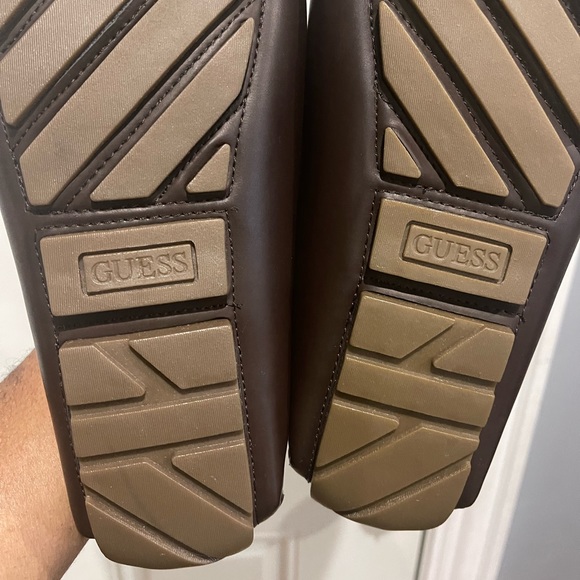 Guess Dark Brown Driving Loafers Sz 10.5 - Picture 7 of 9